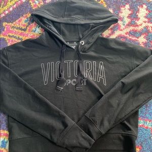 Cropped Victoria Secret hoodie